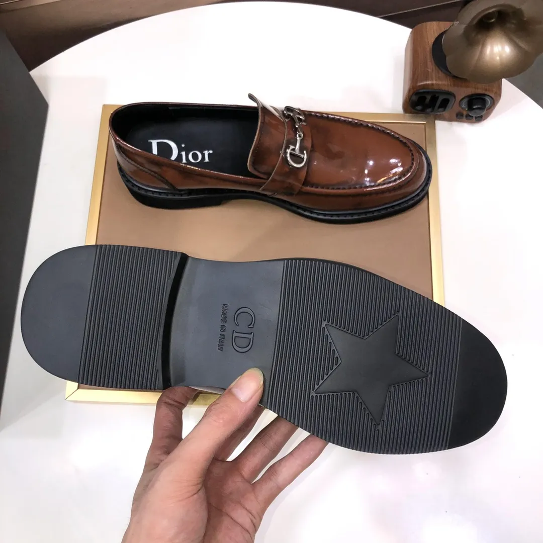 Men's shoes 💰680💰[Dior] (water-dyed cowhide lining) Dior original 1:1 high-quality factory, imported original materials, imported version of raw cowhide, water-dyed cowhide lining, original TPU outsole, code number: 38-44